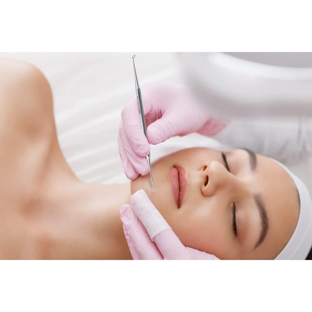 Extractor de Comedones Doble Bucle The Unique Edge Acero Inoxidable