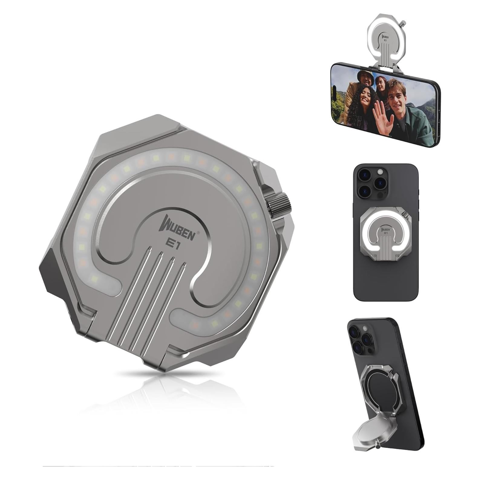 Linterna EDC WUBEN E1 Recargable 300 Lúmenes USB Tipo-C