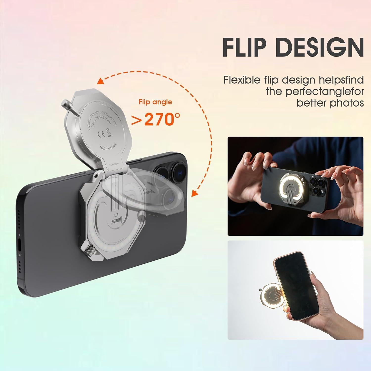 Linterna EDC WUBEN E1 Recargable 300 Lúmenes USB Tipo-C