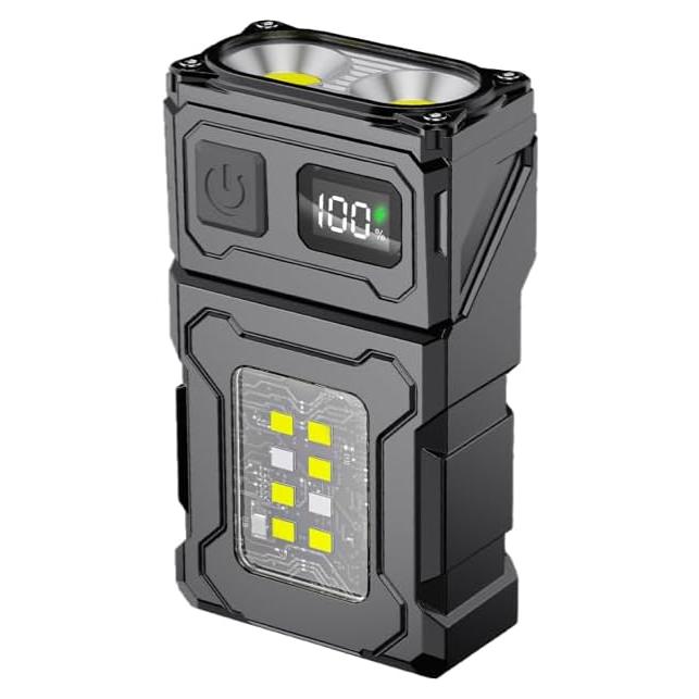 Linterna LED WARSUN DC08 Recargable 800 Lúmenes Magnética