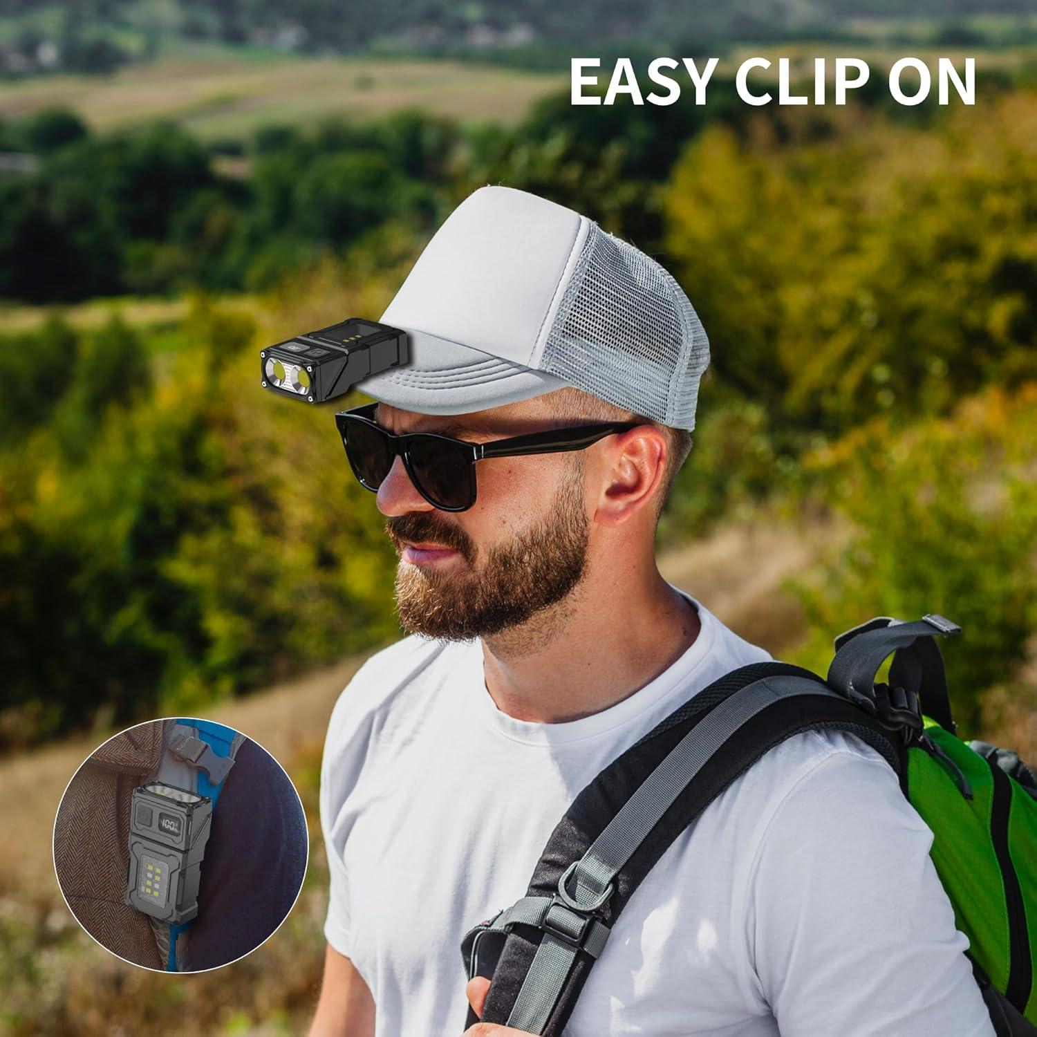 Linterna LED WARSUN DC08 Recargable 800 Lúmenes Magnética