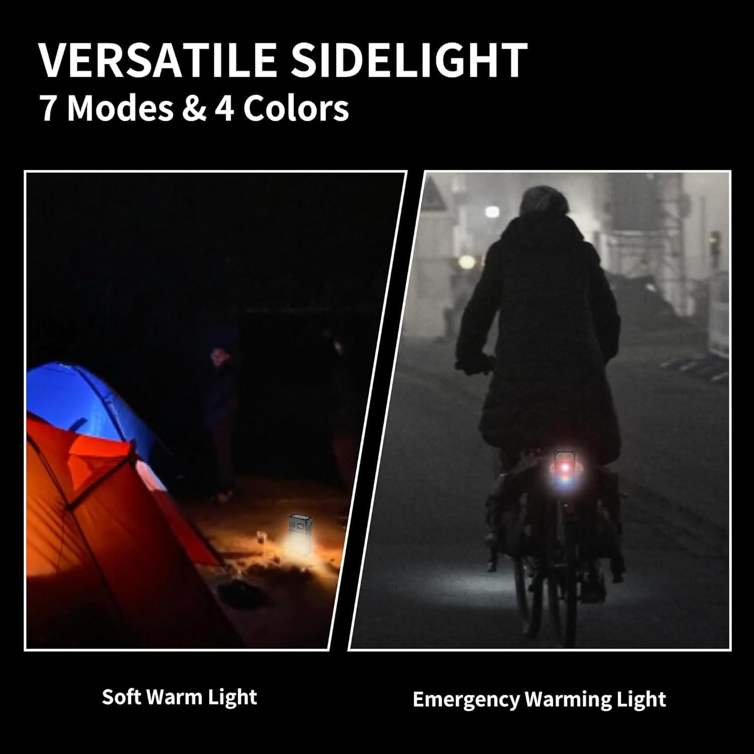 Linterna LED WARSUN DC08 Recargable 800 Lúmenes Magnética