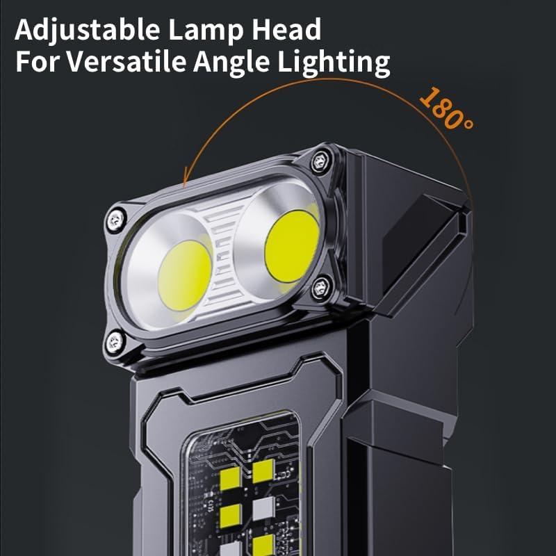 Linterna LED WARSUN DC08 Recargable 800 Lúmenes Magnética