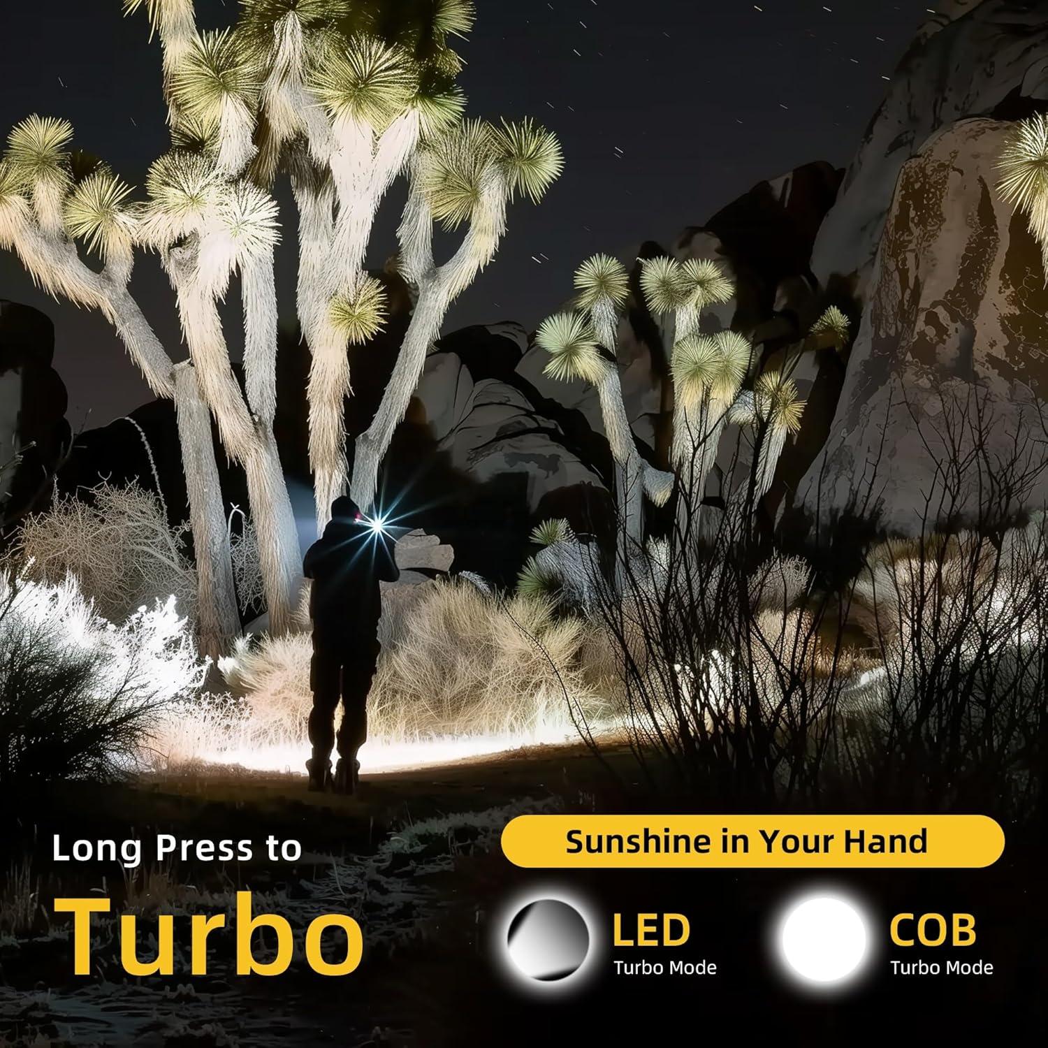 Linterna EDC Recargable CLAKAP 1200LM USB-C 11 Modos