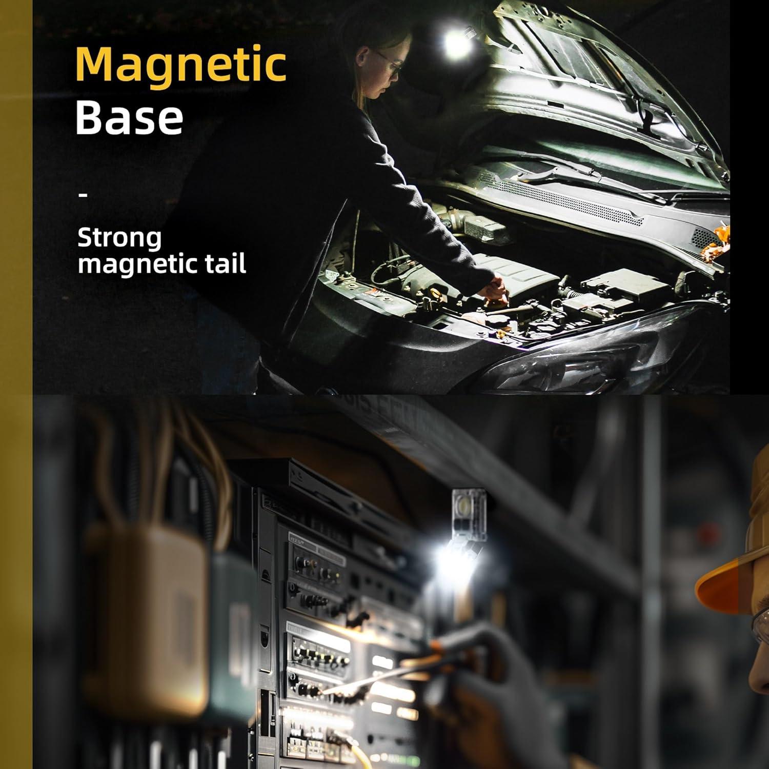 Linterna EDC Recargable CLAKAP 1200LM USB-C 11 Modos