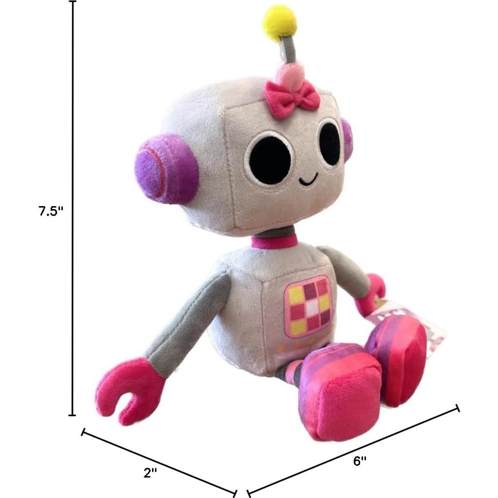 Listener Kids Joy The Robot Plush – Official Stuffed Toy – 7.5” Soft Cuddly Robot Plushie for Toddlers & Kids – Baby Safe Embroidered Details – Great Gift for Boys & Girls