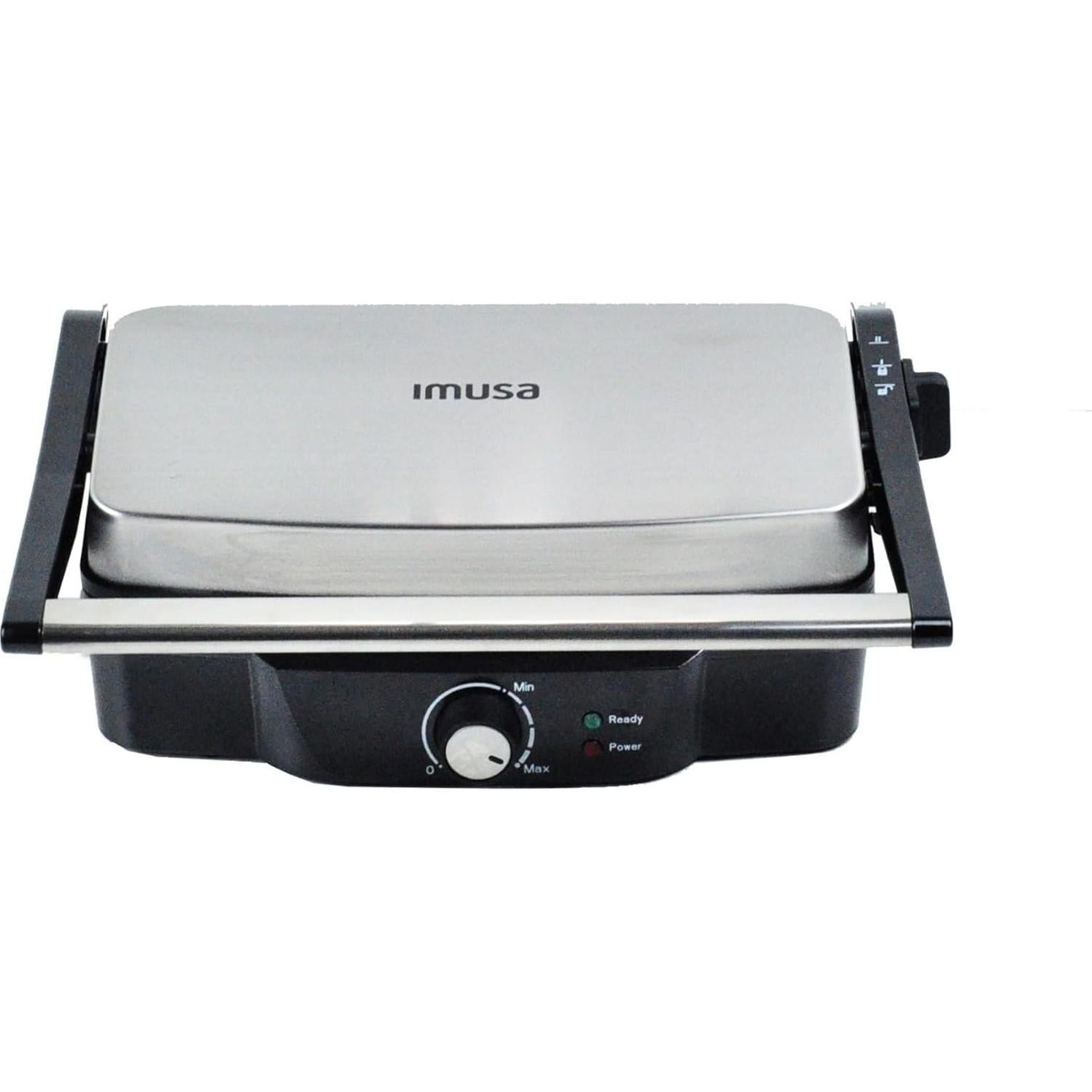 Prensa Panini Eléctrica IMUSA 1200W Acero Inoxidable