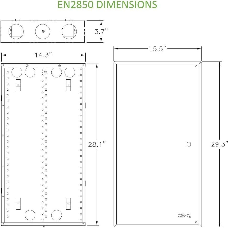 Cubierta con Bisagra On-Q 28" (71,12 cm) Acero Laminado