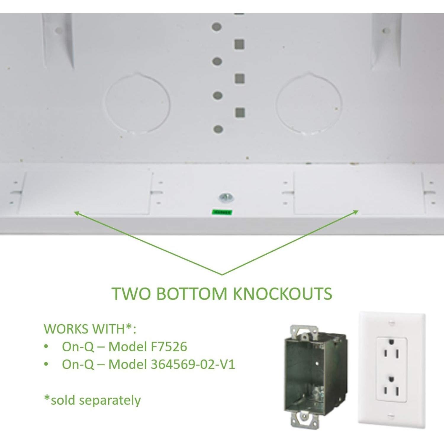 Cubierta con Bisagra On-Q 28" (71,12 cm) Acero Laminado