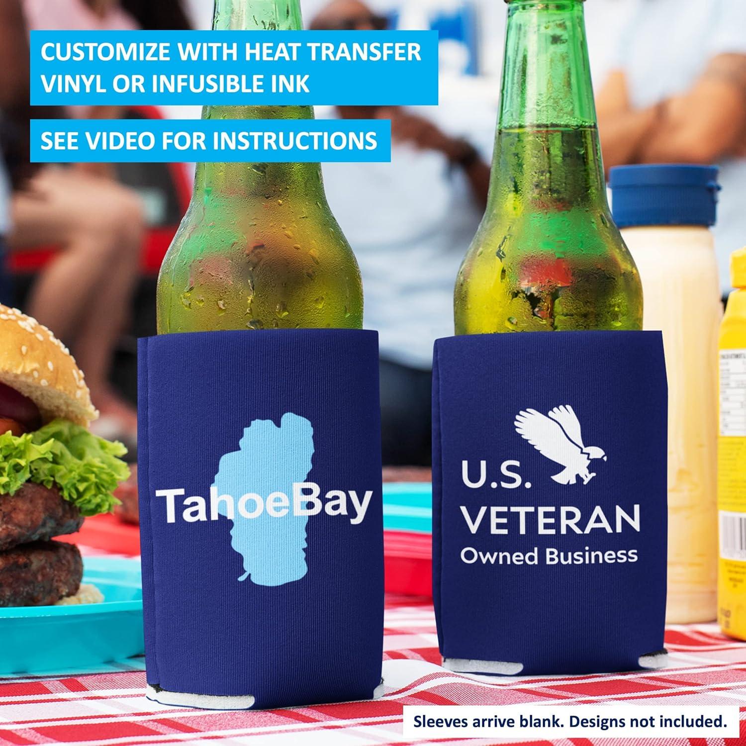 Fundas Enfriador Lata TahoeBay 12 oz Multicolor Personalizadas