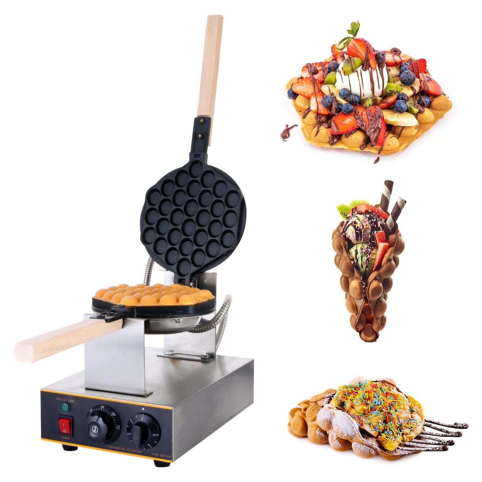 Máquina de Waffles Dyna-Living 1400W Acero Inoxidable