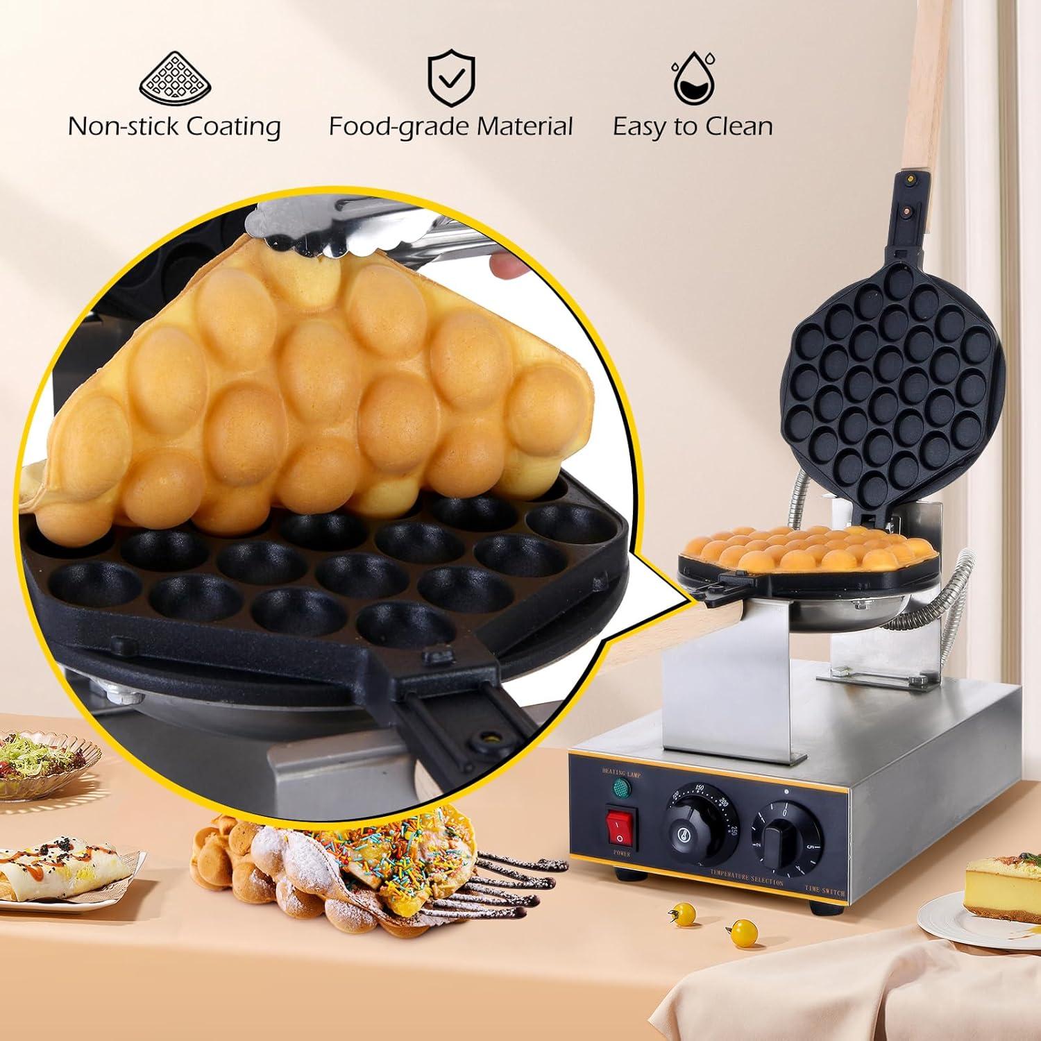 Máquina de Waffles Dyna-Living 1400W Acero Inoxidable