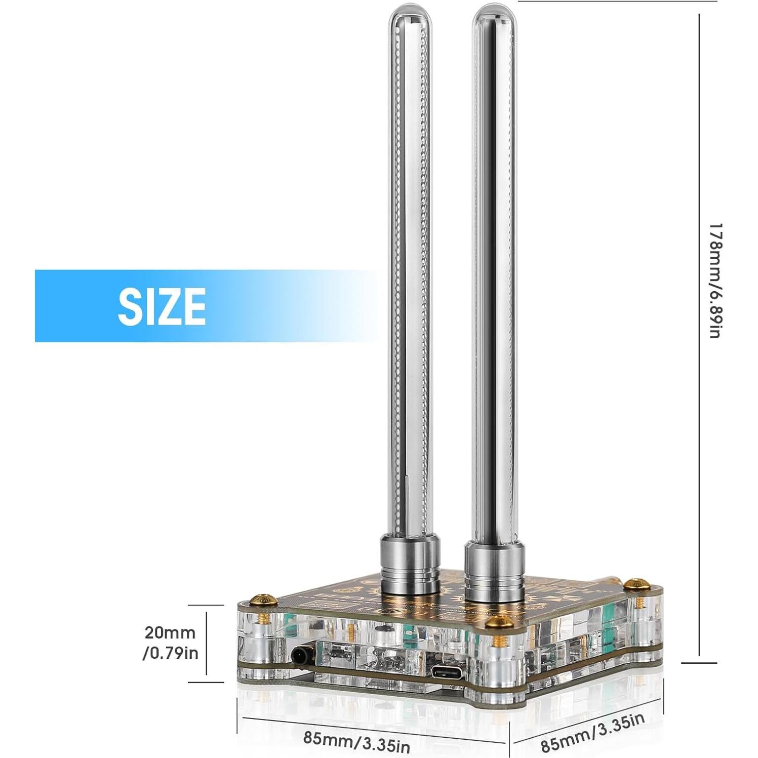 Medidor de Nivel de Sonido Douk Audio VU9 Retro Nixie 8.51x17.53cm