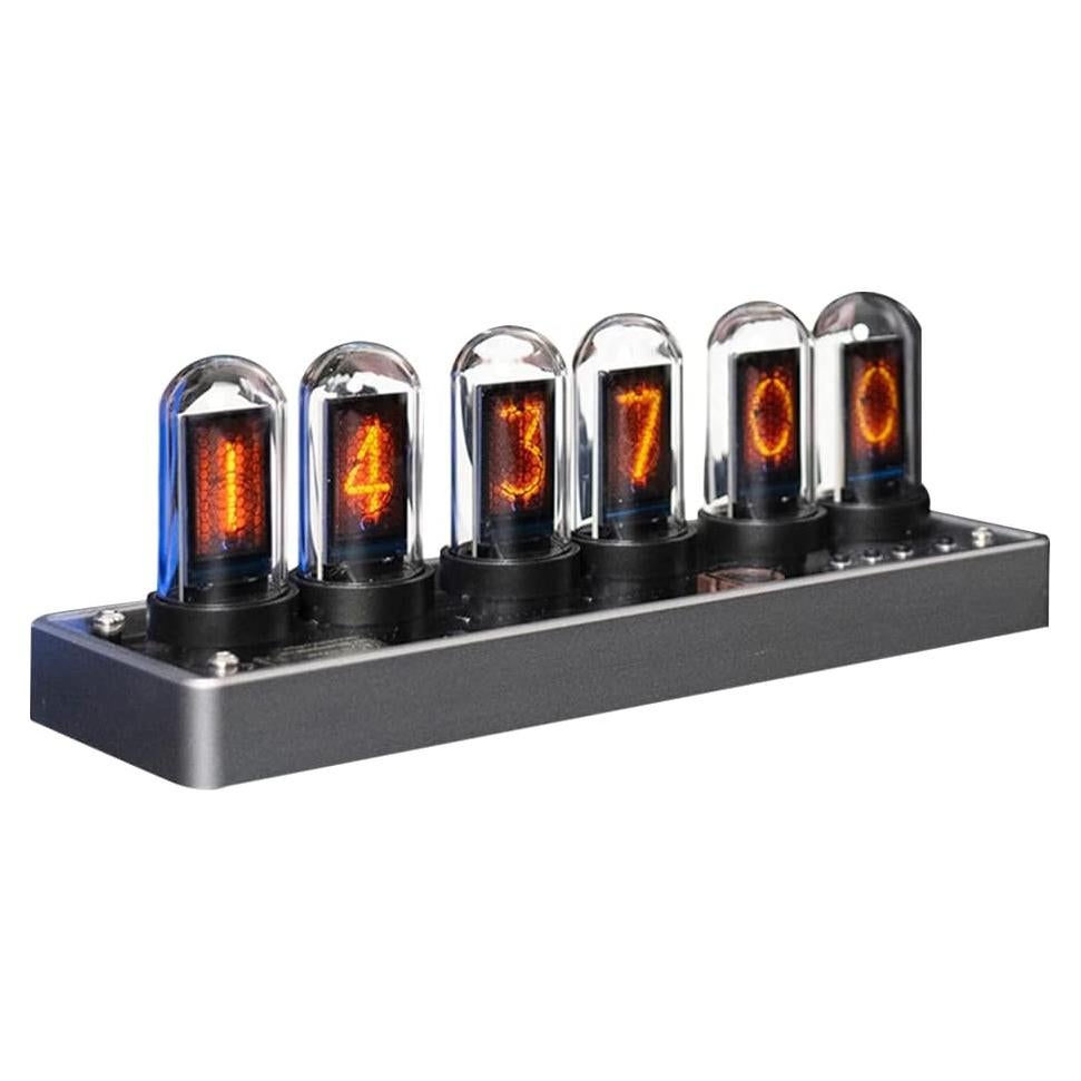 Reloj despertador digital Itigoitie IPS Retro RGB 20.4x7 cm