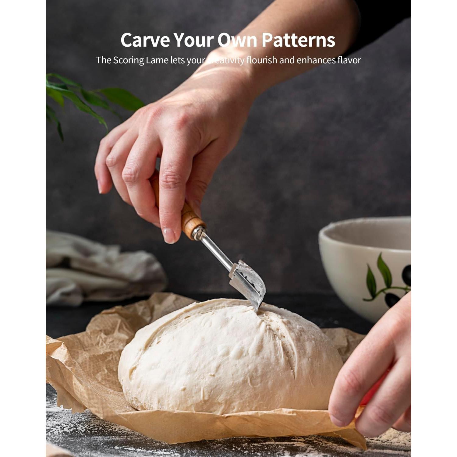 Cesta de Pan Banneton Komlyar 22.86 cm Kit 5 en 1