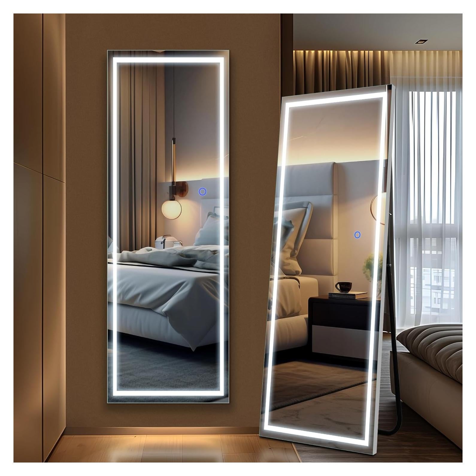 Espejo de Cuerpo Entero FURNIinspire 160x50.8 cm LED