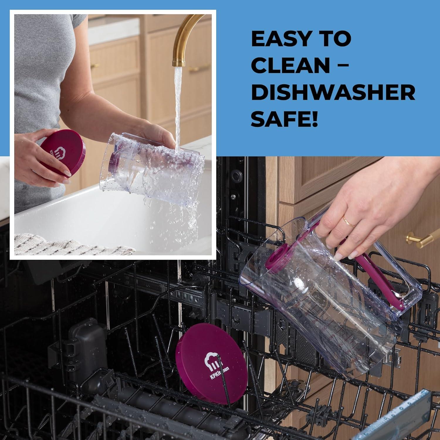 Dispensador de Mezcla KPKitchen 4 Tazas para Pancakes y Waffles