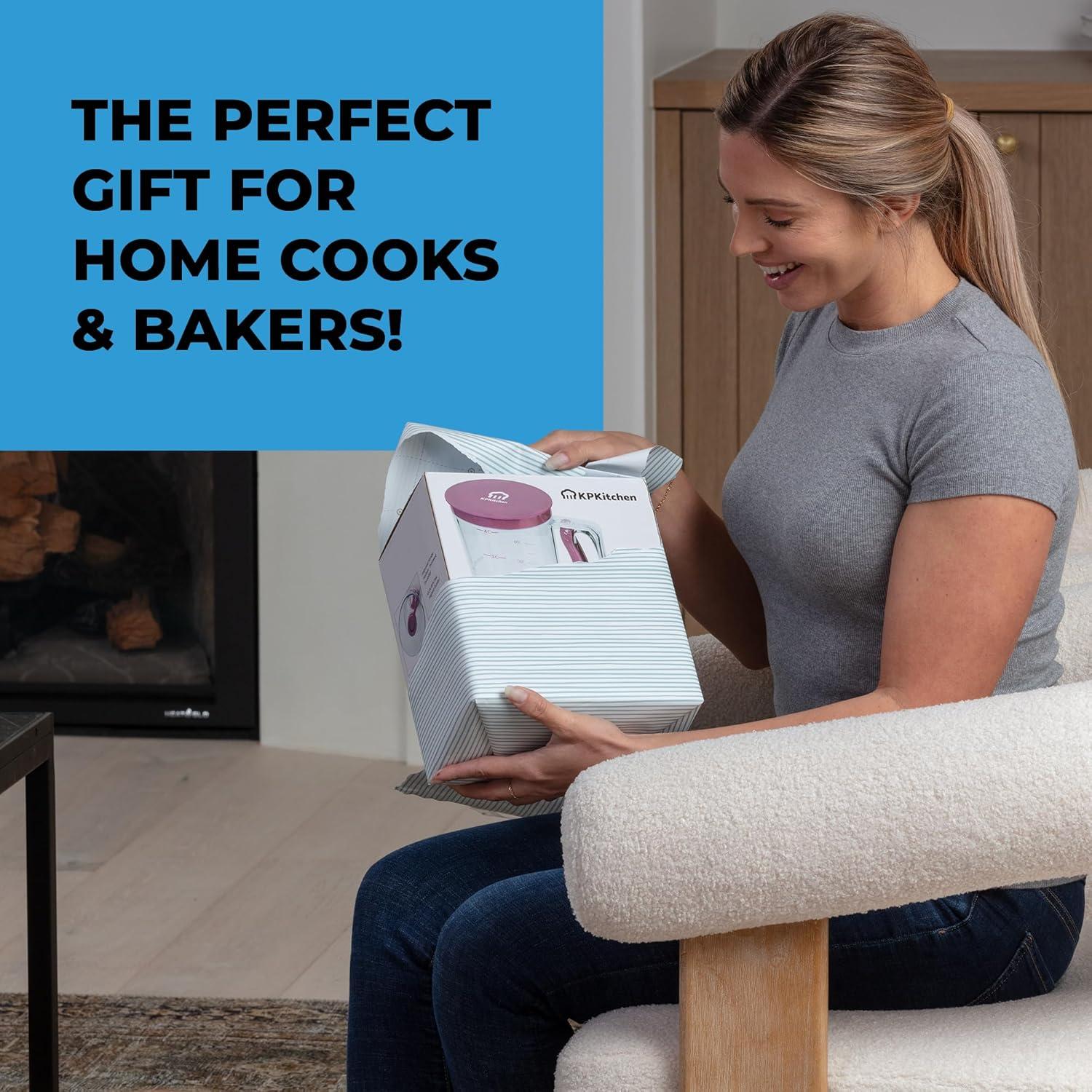 Dispensador de Mezcla KPKitchen 4 Tazas para Pancakes y Waffles