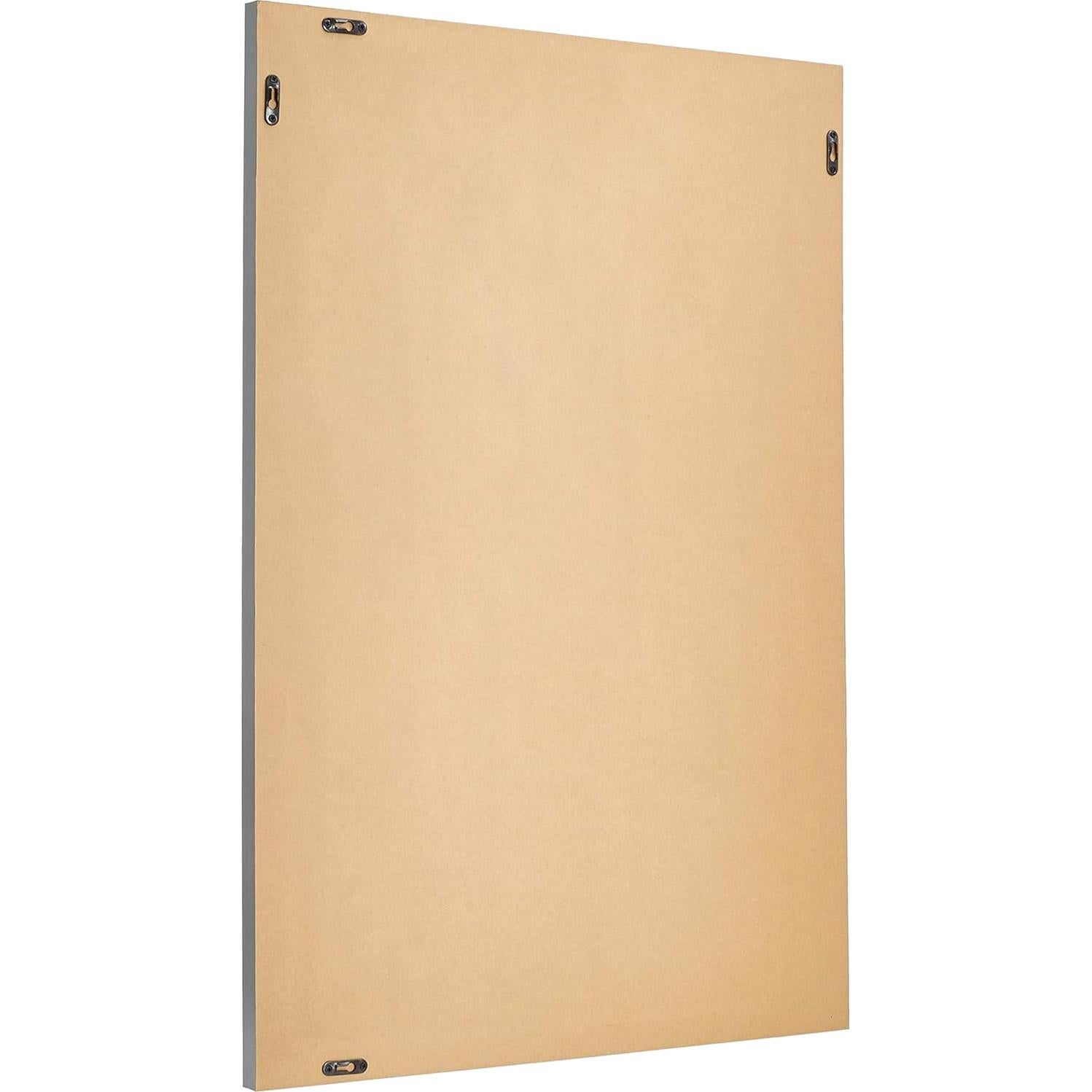 Espejo de Pared Rectangular Amazon Basics 61x91 cm Níquel