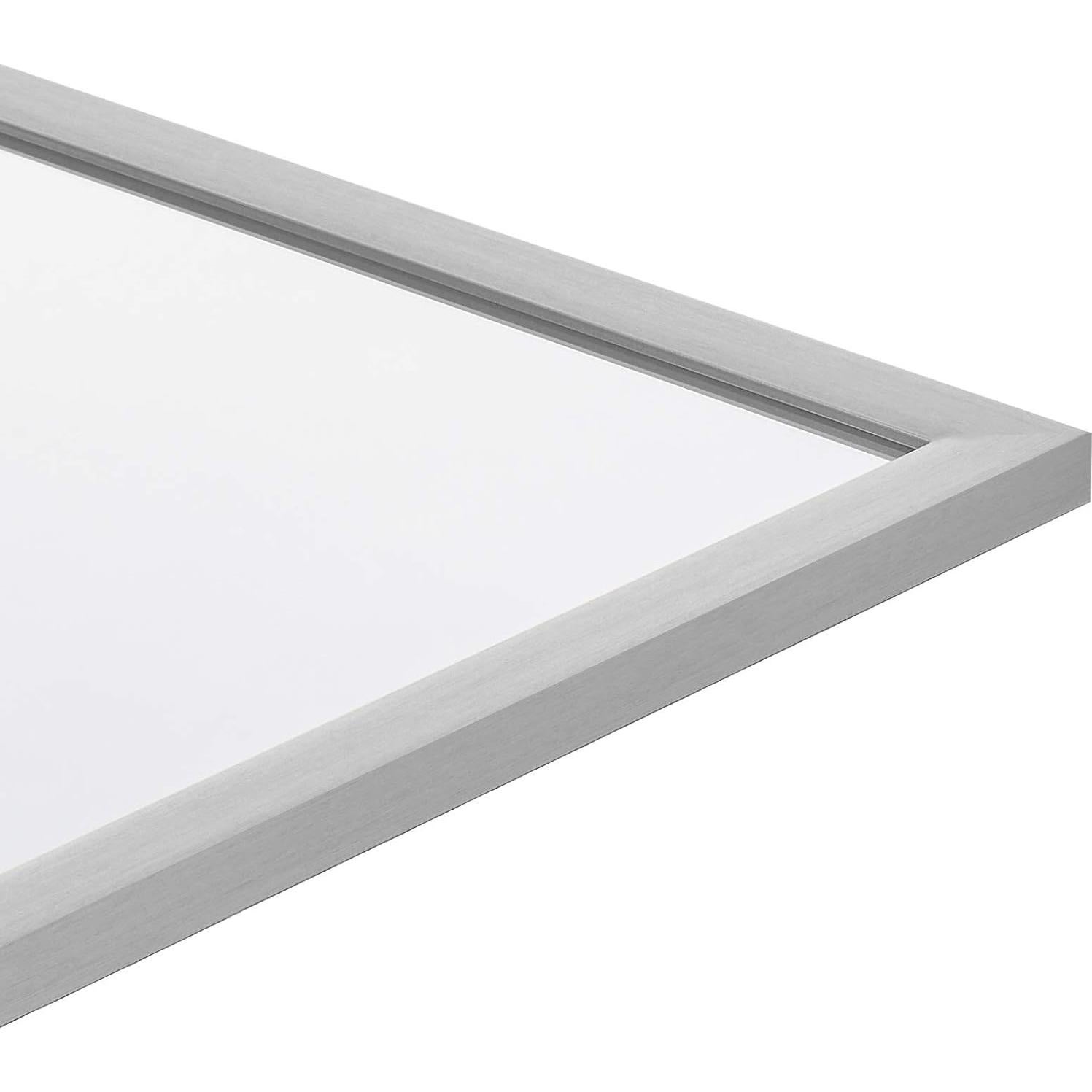 Espejo de Pared Rectangular Amazon Basics 61x91 cm Níquel