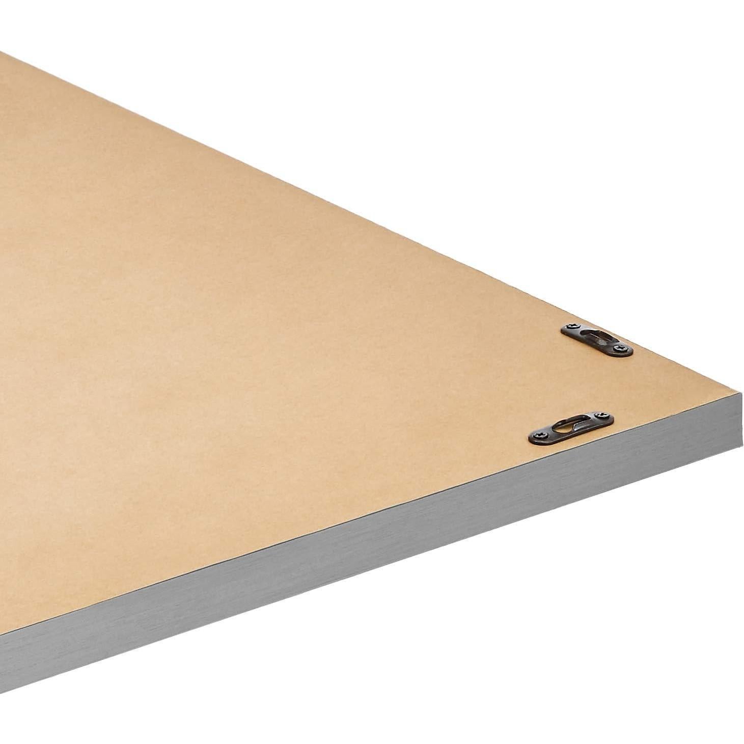 Espejo de Pared Rectangular Amazon Basics 61x91 cm Níquel