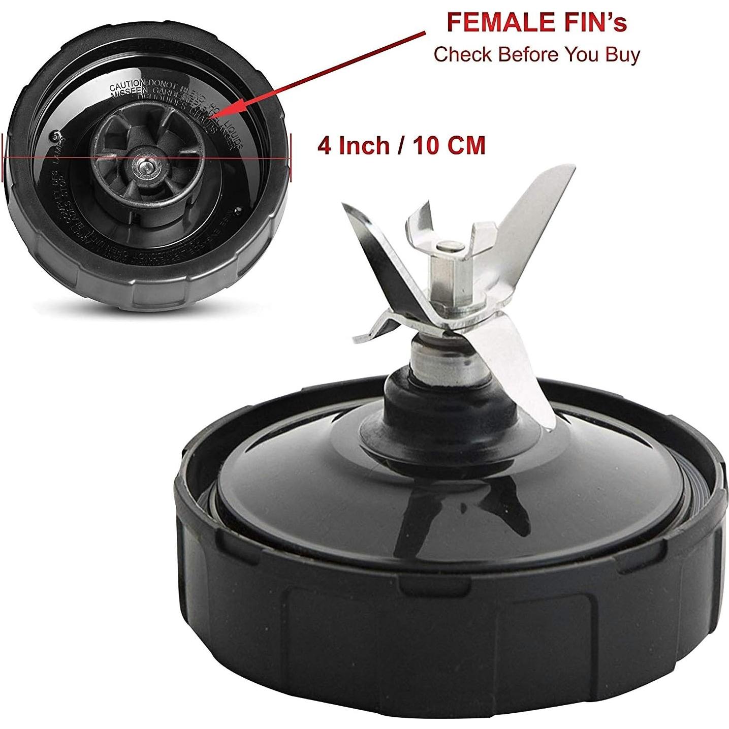 Cuchilla Inferior Ninja 6 Aletas para Licuadora NLSD