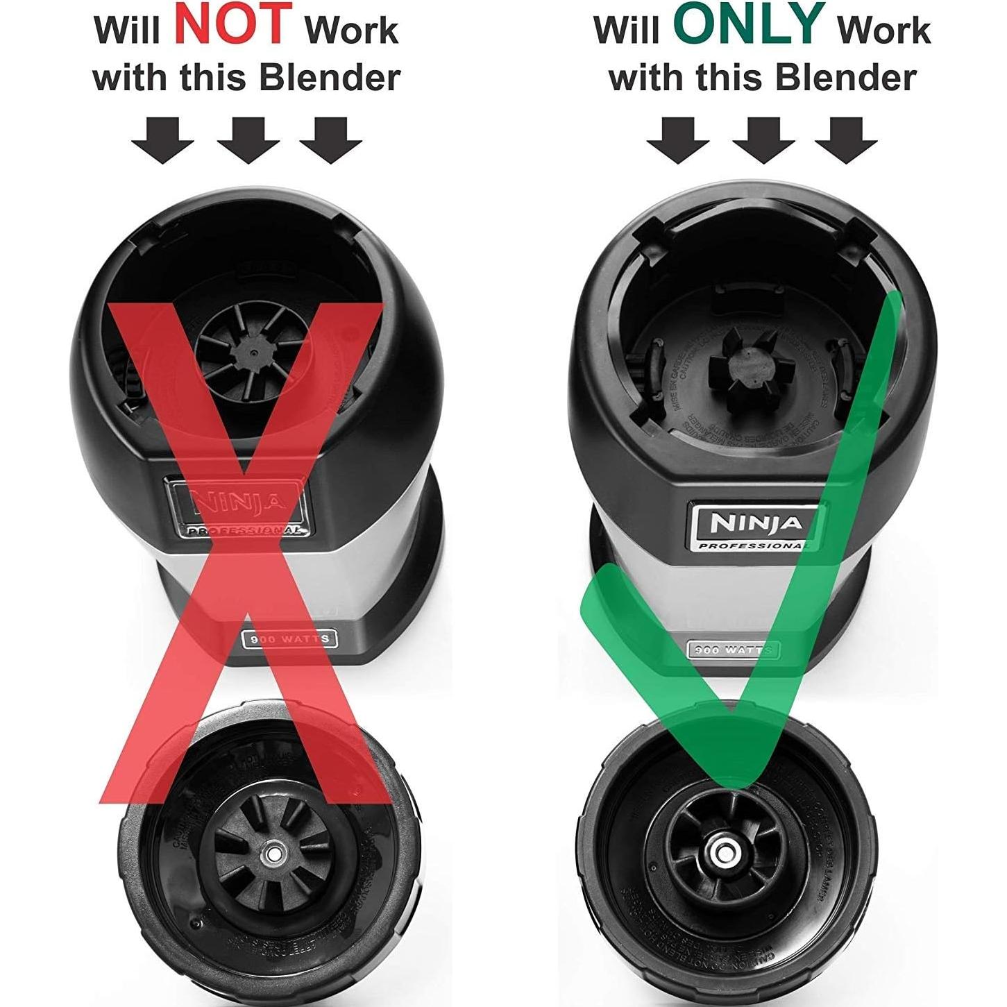 Cuchilla Inferior Ninja 6 Aletas para Licuadora NLSD