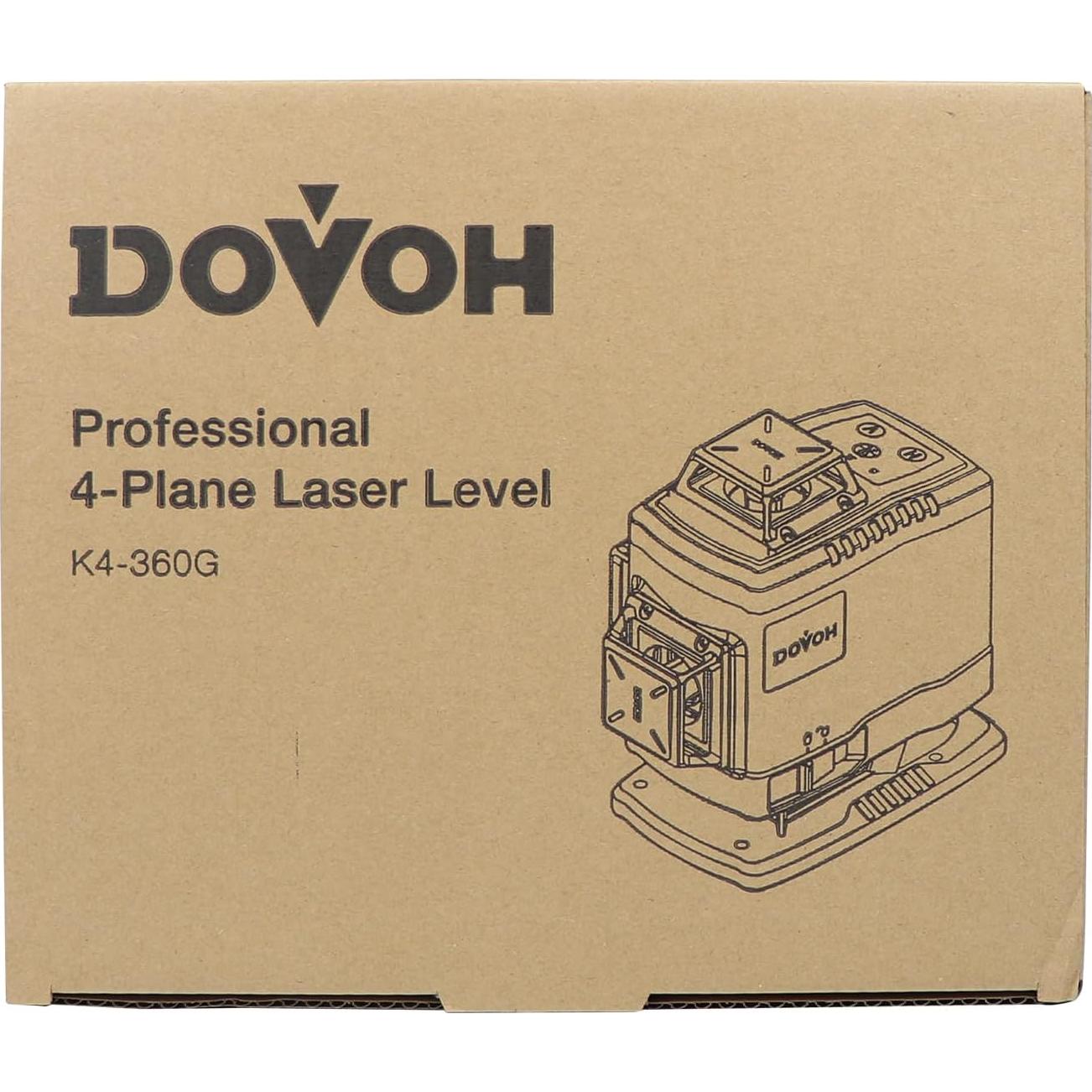 Nivel láser autonivelante DOVOH K4-360G 4x360° verde