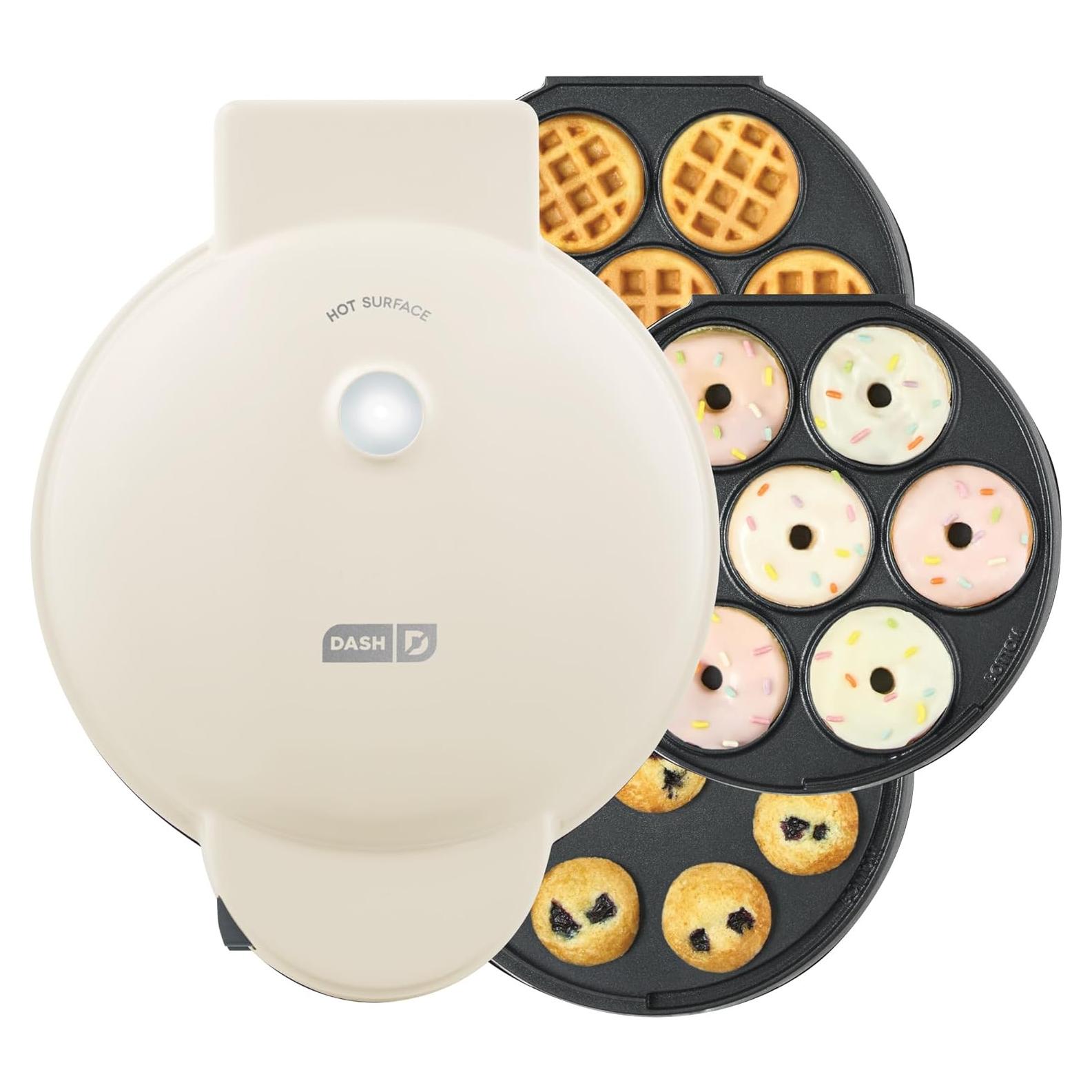 Sistema MultiMaker DASH 3 en 1 Mini Donas y Pasteles Crema