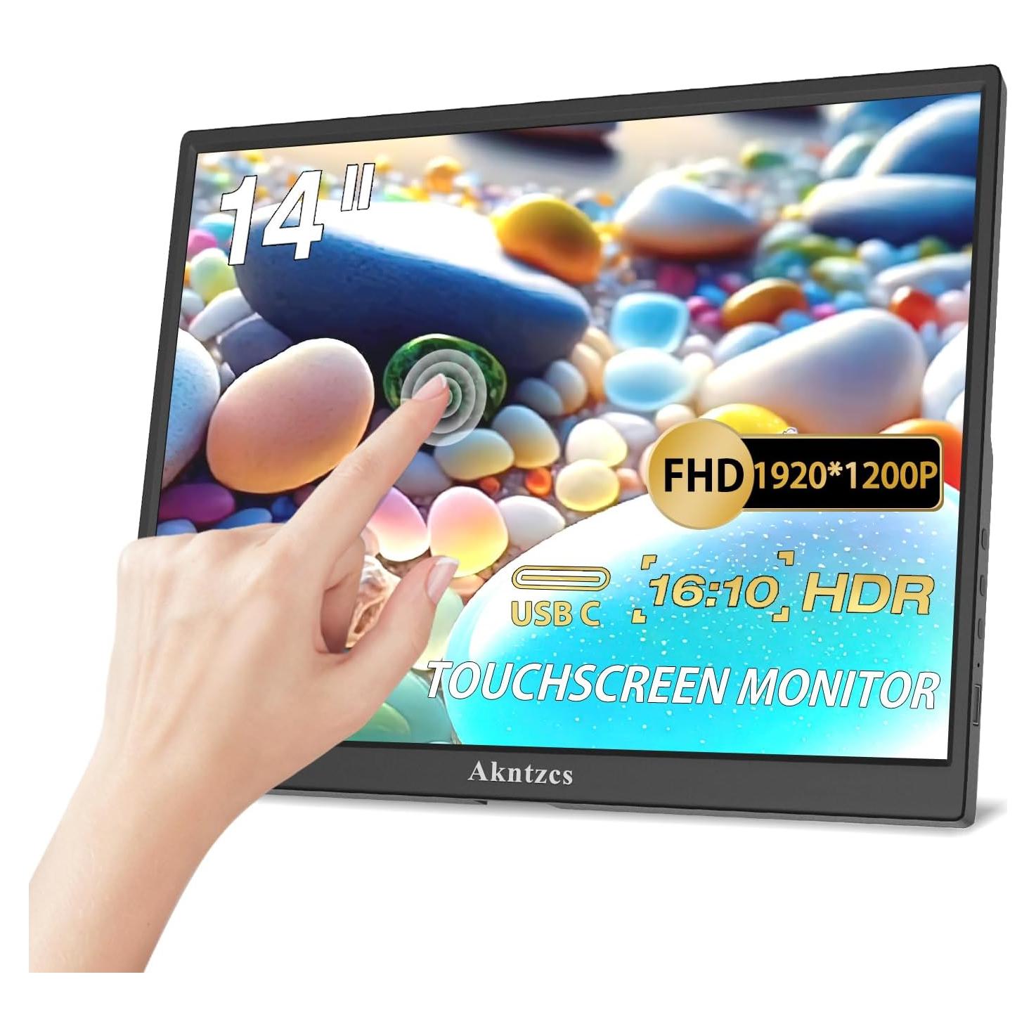 Monitor Portátil 14" FHD 1920x1200 Touchscreen Akntzcs