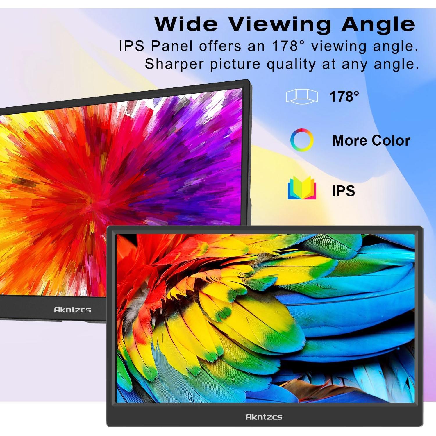 Monitor Portátil 14" FHD 1920x1200 Touchscreen Akntzcs