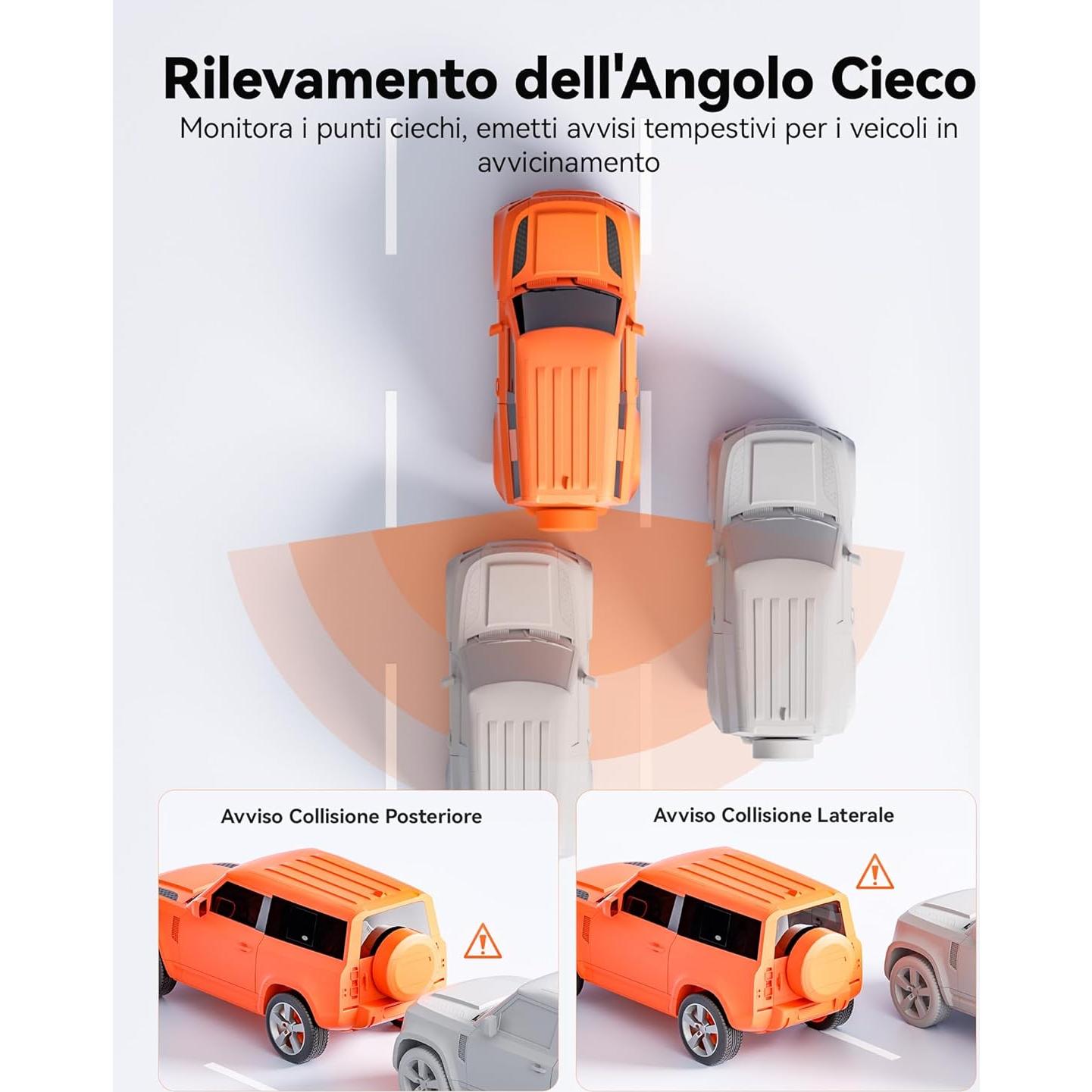 Cámara de tablero espejo WOLFBOX G850 PRO 4K con ADAS