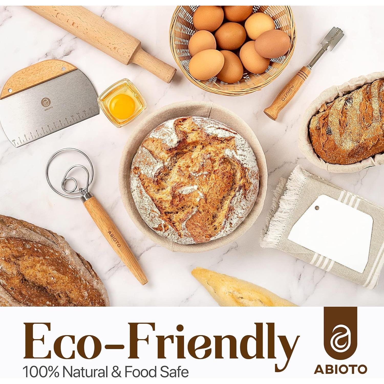 Kit de Horneado de Pan ABIOTO con Cestas y Herramientas