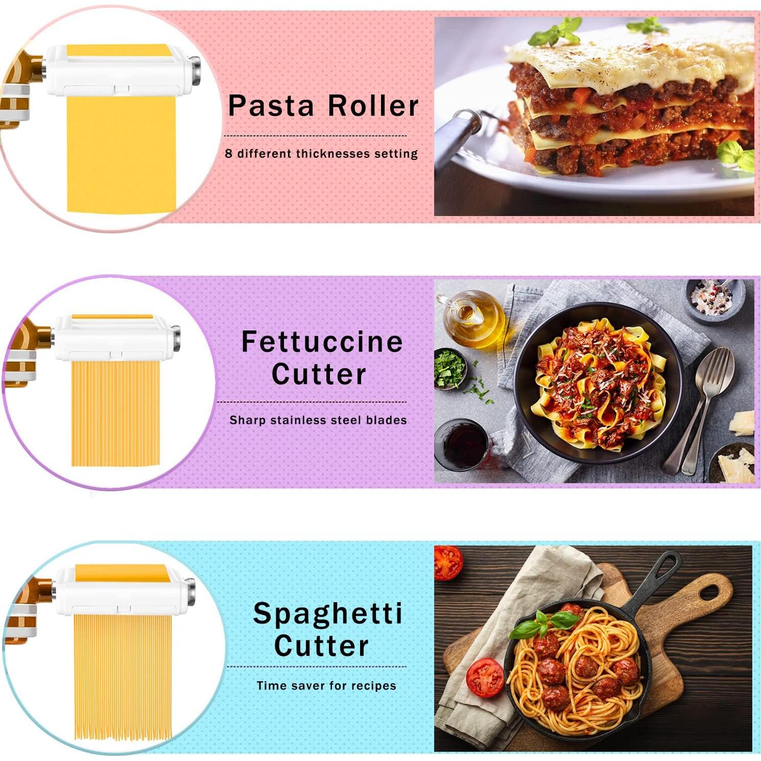 Accesorio para hacer pasta 3 en 1 NEWSETS para KitchenAid