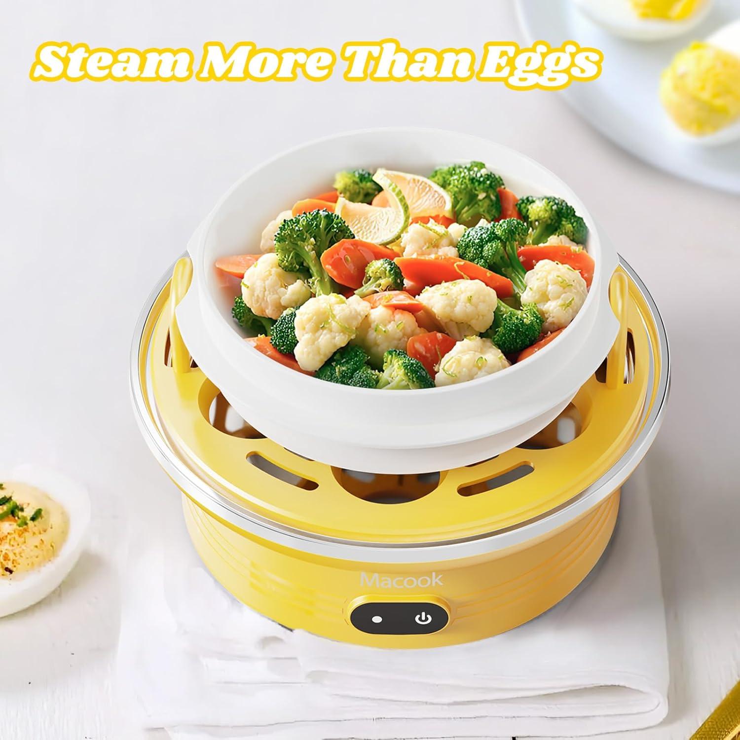 Cocedor de Huevos Macook MCUS-00003 Amarillo 7 Huevos