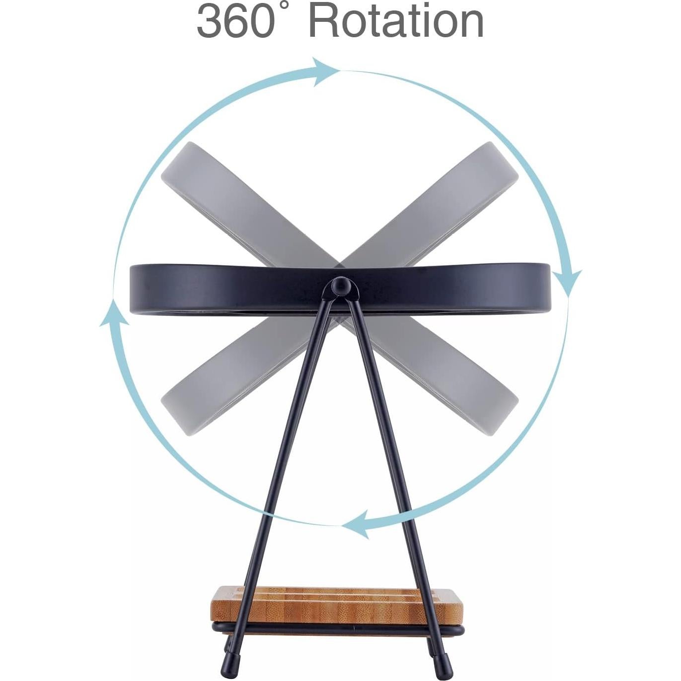 Espejo de Maquillaje JOYOEIKON 1X/5X con Bandeja de Bambú