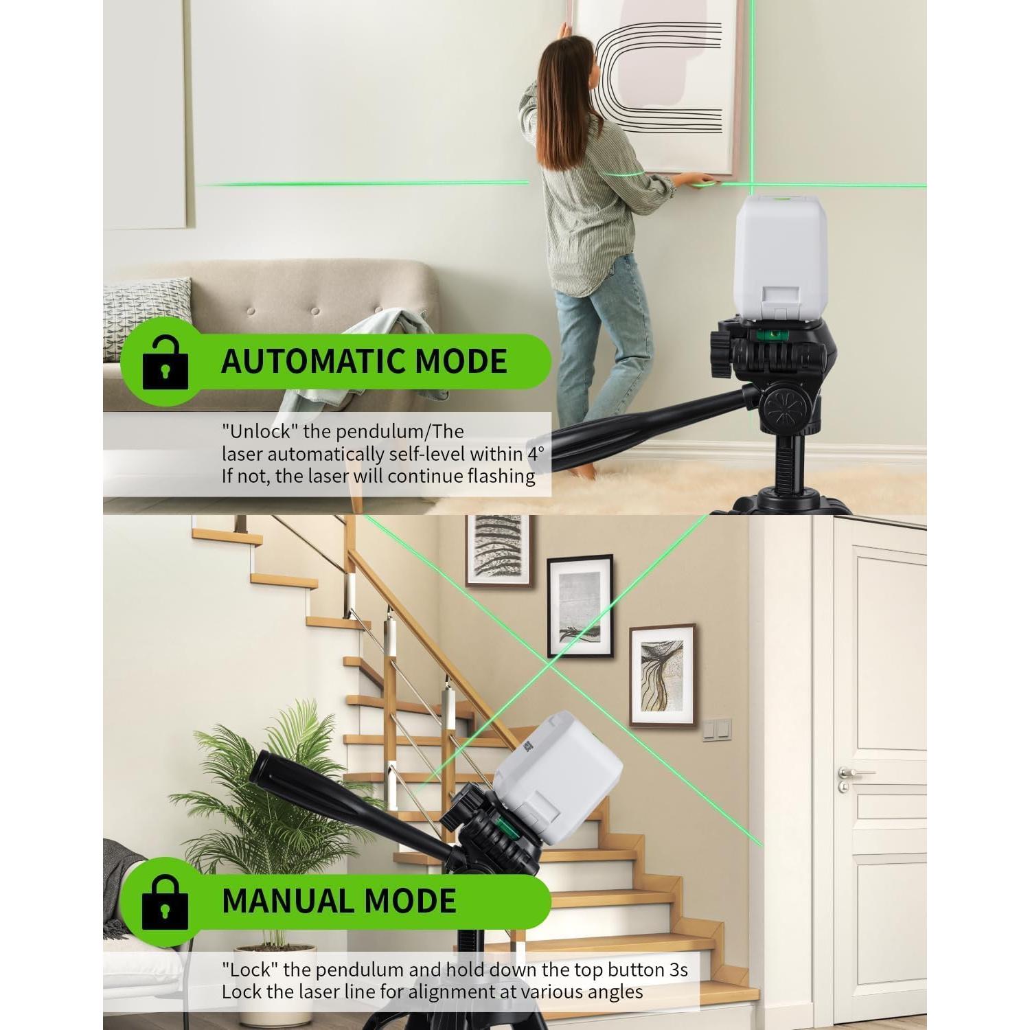 Nivel láser autocompensante Firecore G20 25m línea verde