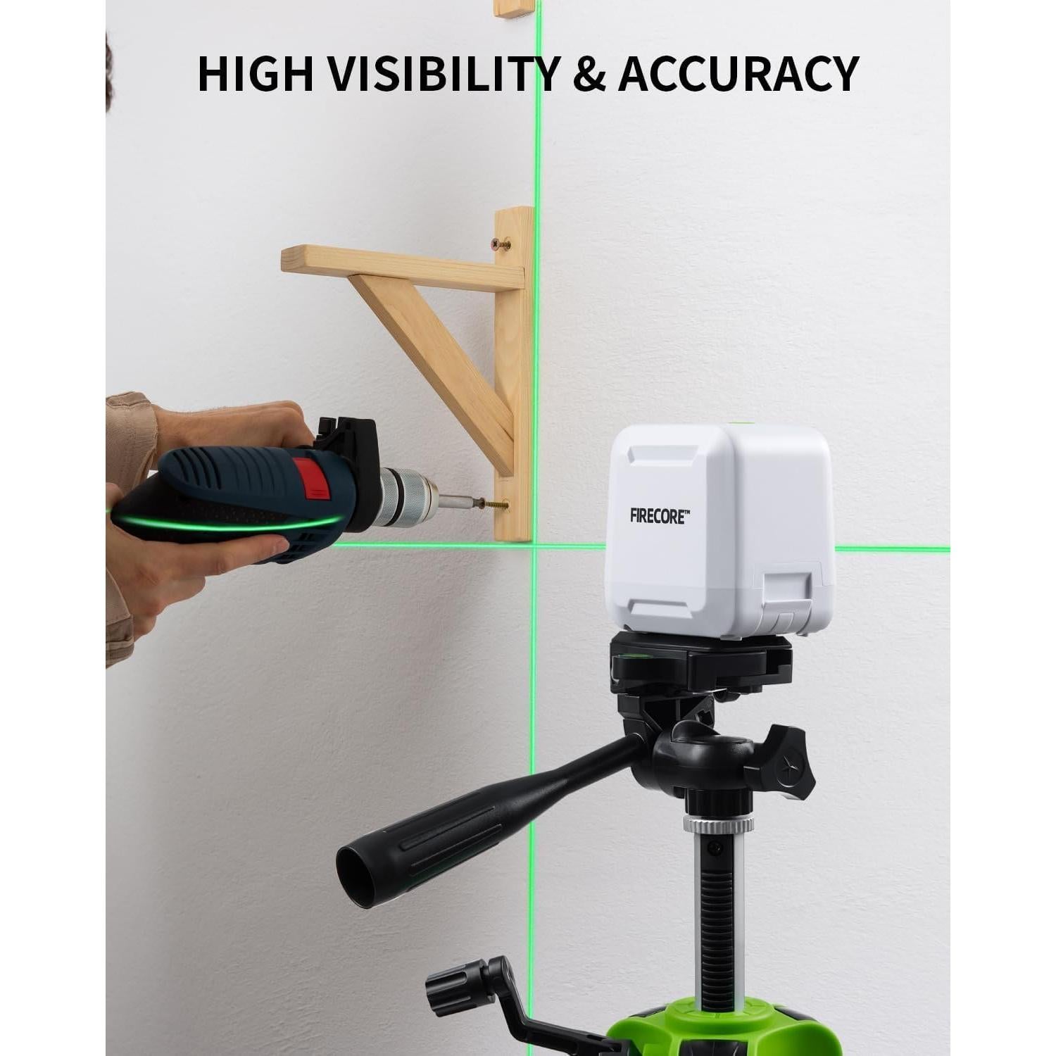 Nivel láser autocompensante Firecore G20 25m línea verde