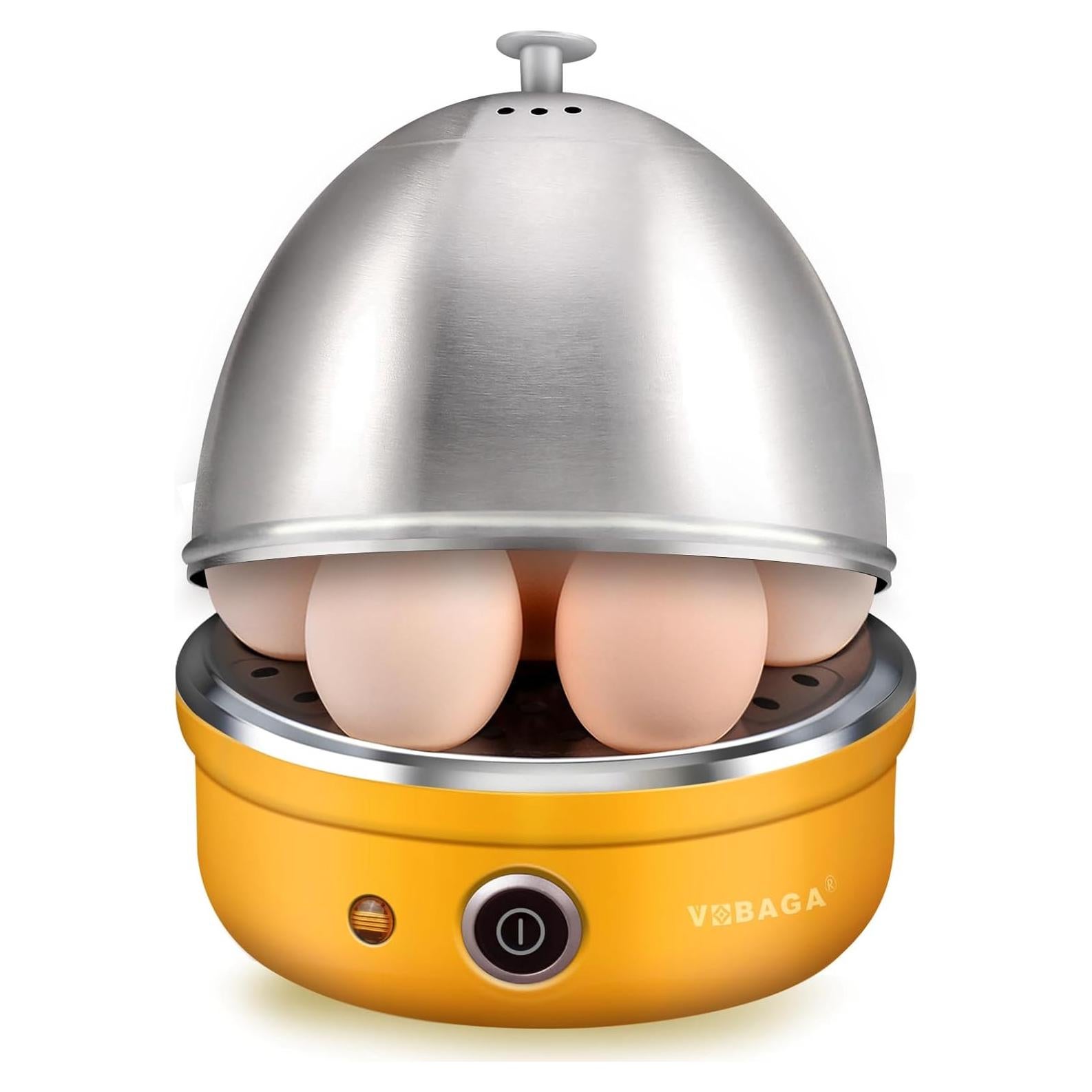Hervidor de Huevos VOBAGA Eléctrico Amarillo 7 Huevos