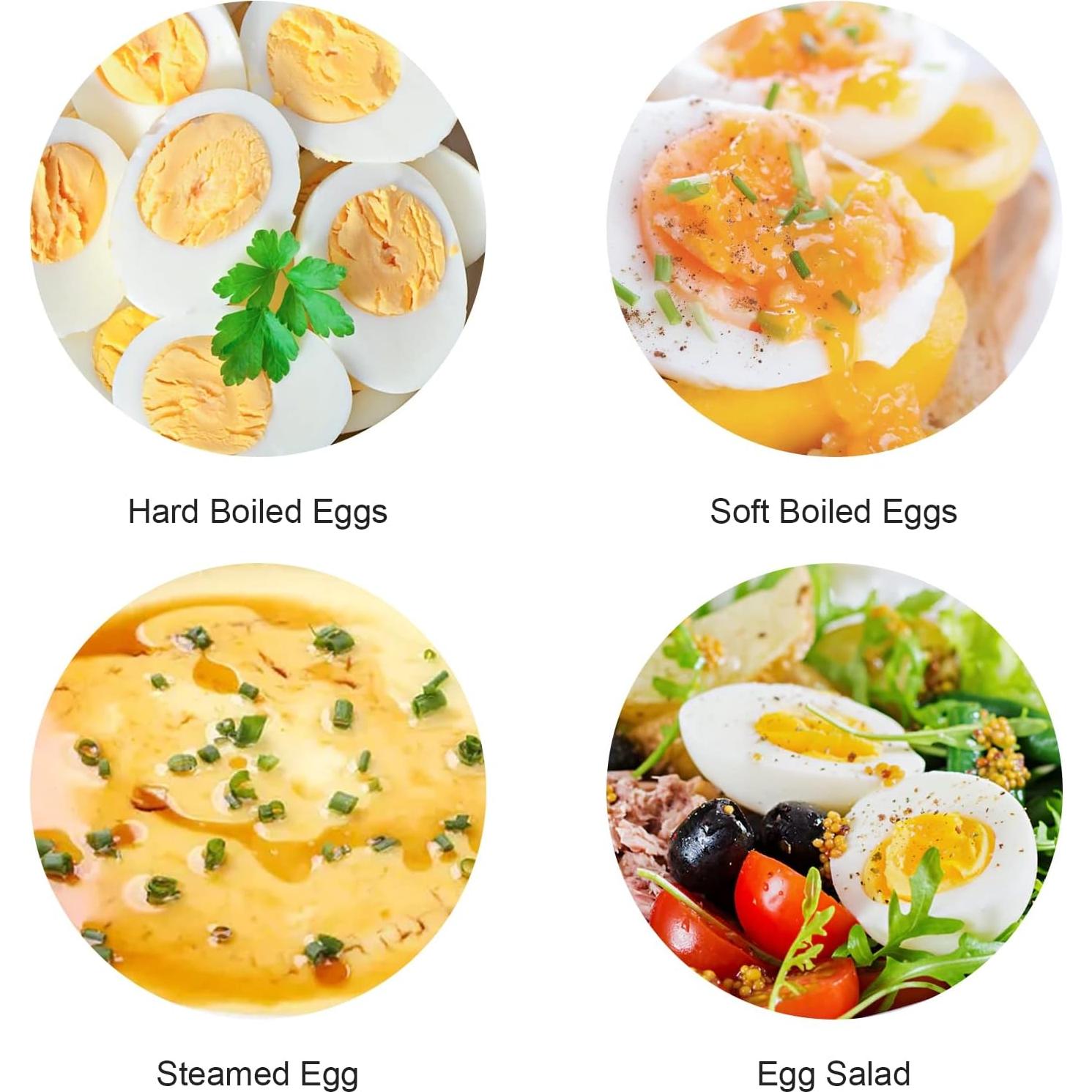 Hervidor de Huevos VOBAGA Eléctrico Amarillo 7 Huevos