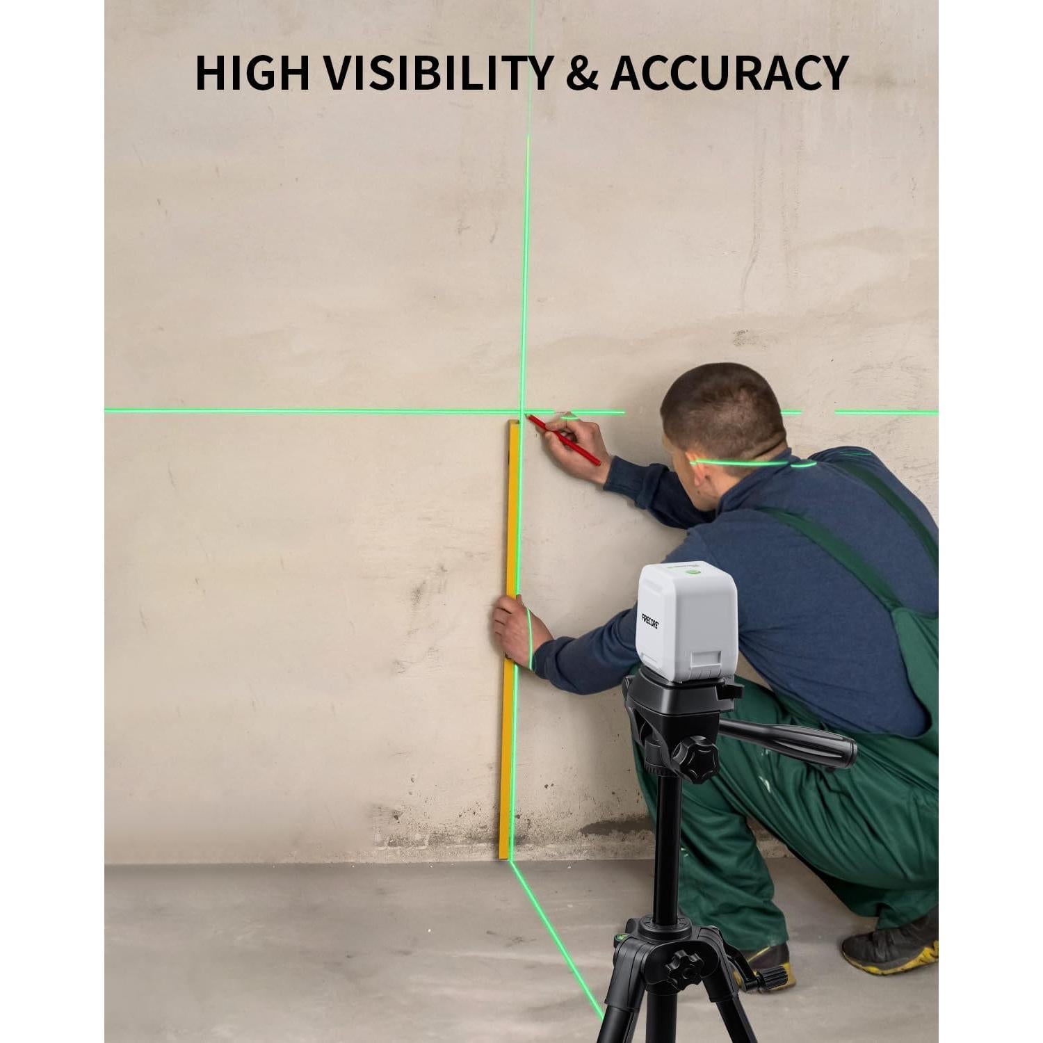 Nivel Láser Autonivelante Firecore G20 Verde con Trípode