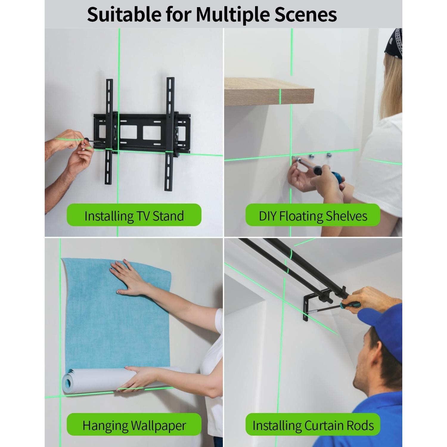 Nivel Láser Autonivelante Firecore G20 Verde con Trípode