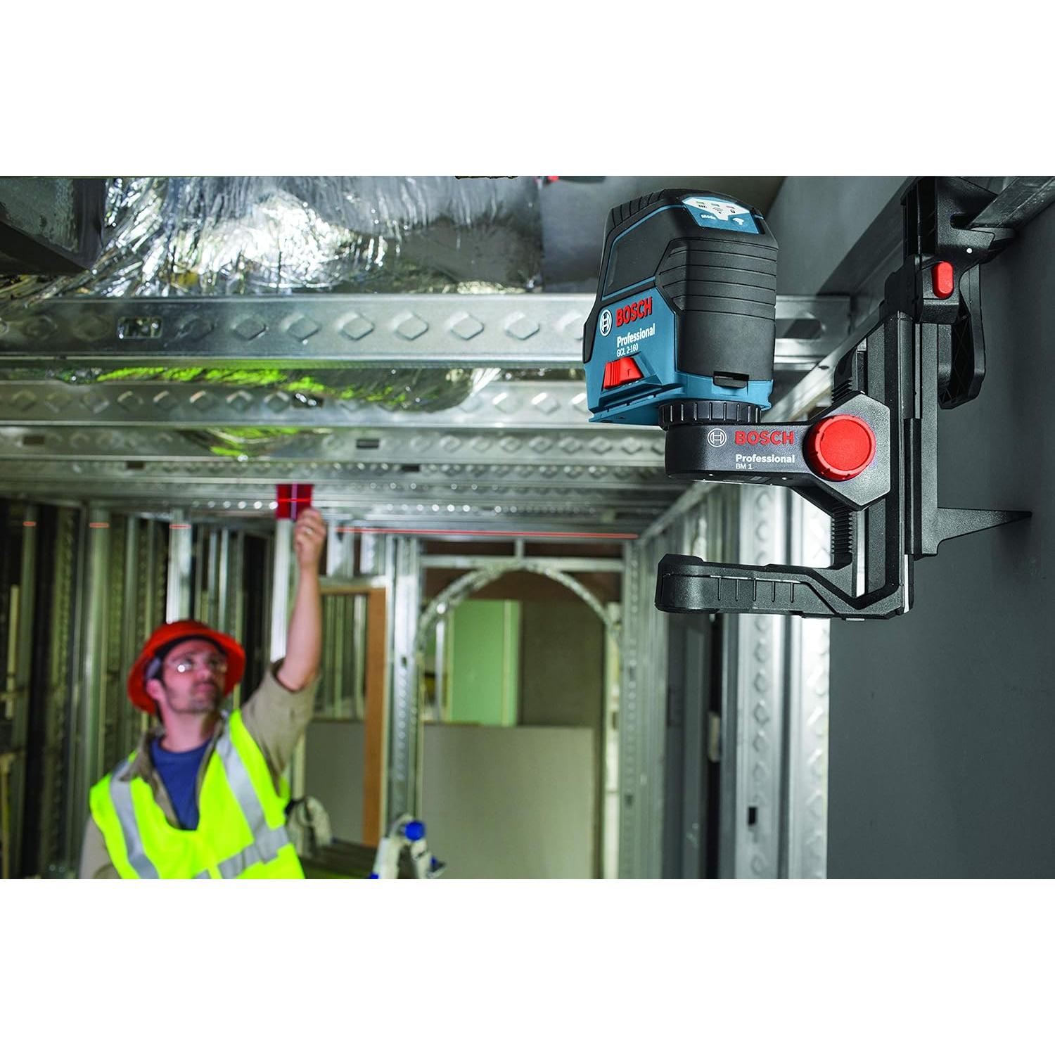 Láser de Línea Cruzada Bosch GCL 2-160 19,81 m con Soporte