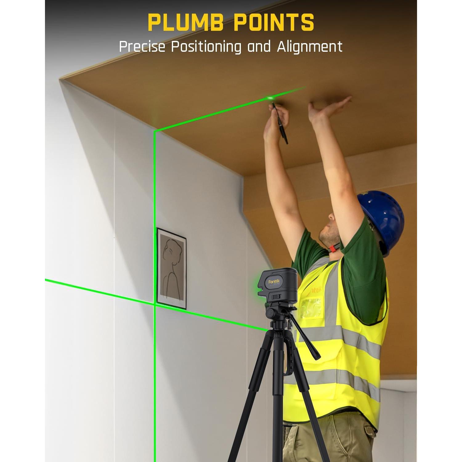 Nivel Láser Verde Fanttik D2 APEX Autonivelante 100 ft