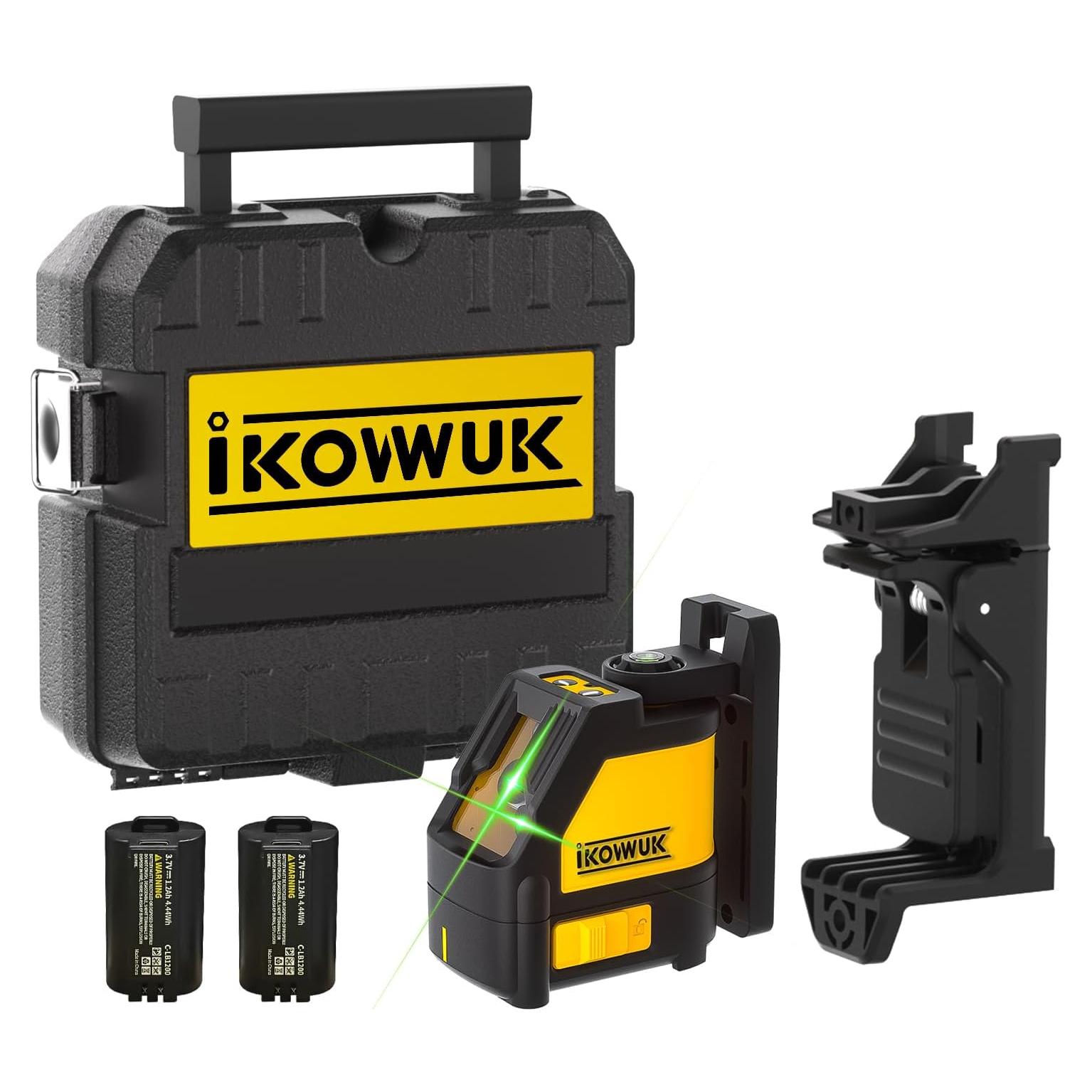 Nivel Láser Autonivelante IKOVWUK MV-02 Verde 1200 mAh