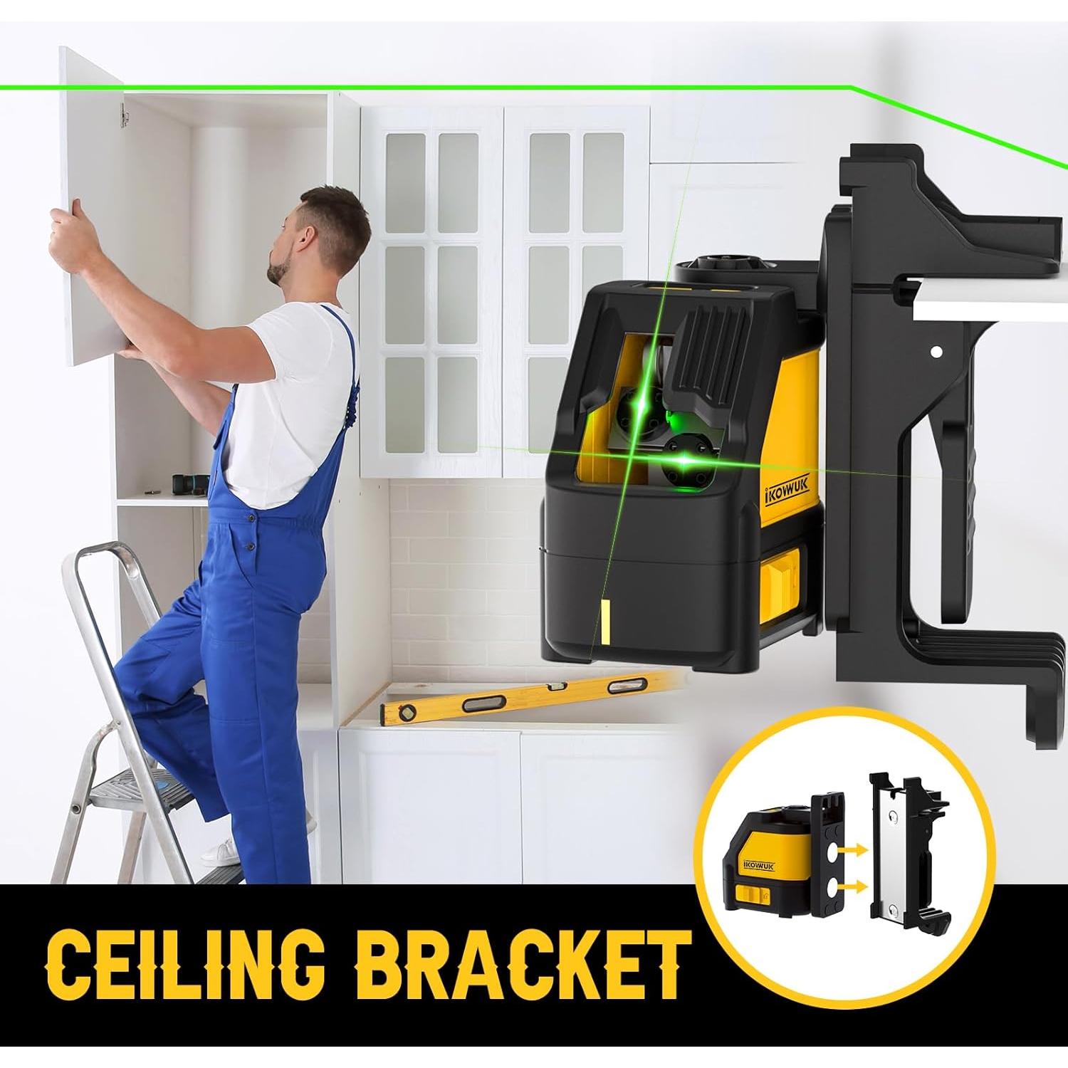 Nivel Láser Autonivelante IKOVWUK MV-02 Verde 1200 mAh