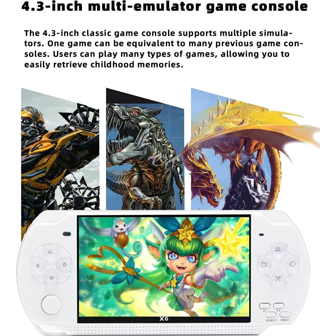 Consola de Juegos Portátil JXD S6 8GB 2000 Juegos Retro