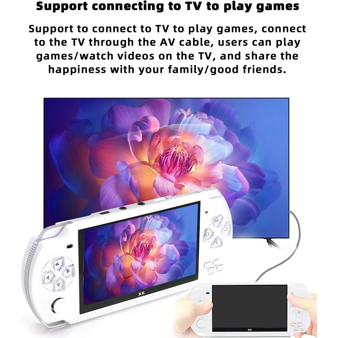 Consola de Juegos Portátil JXD S6 8GB 2000 Juegos Retro