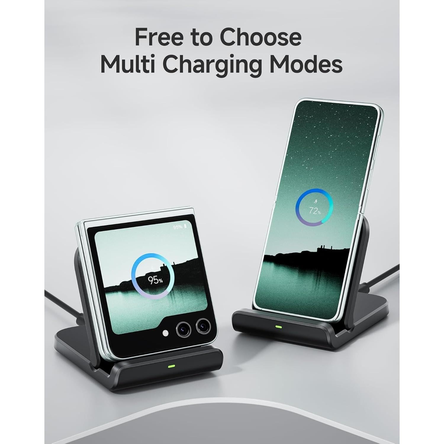 Cargador Inalámbrico Rápido SwanScout para Samsung Z Flip 6/5/4/3