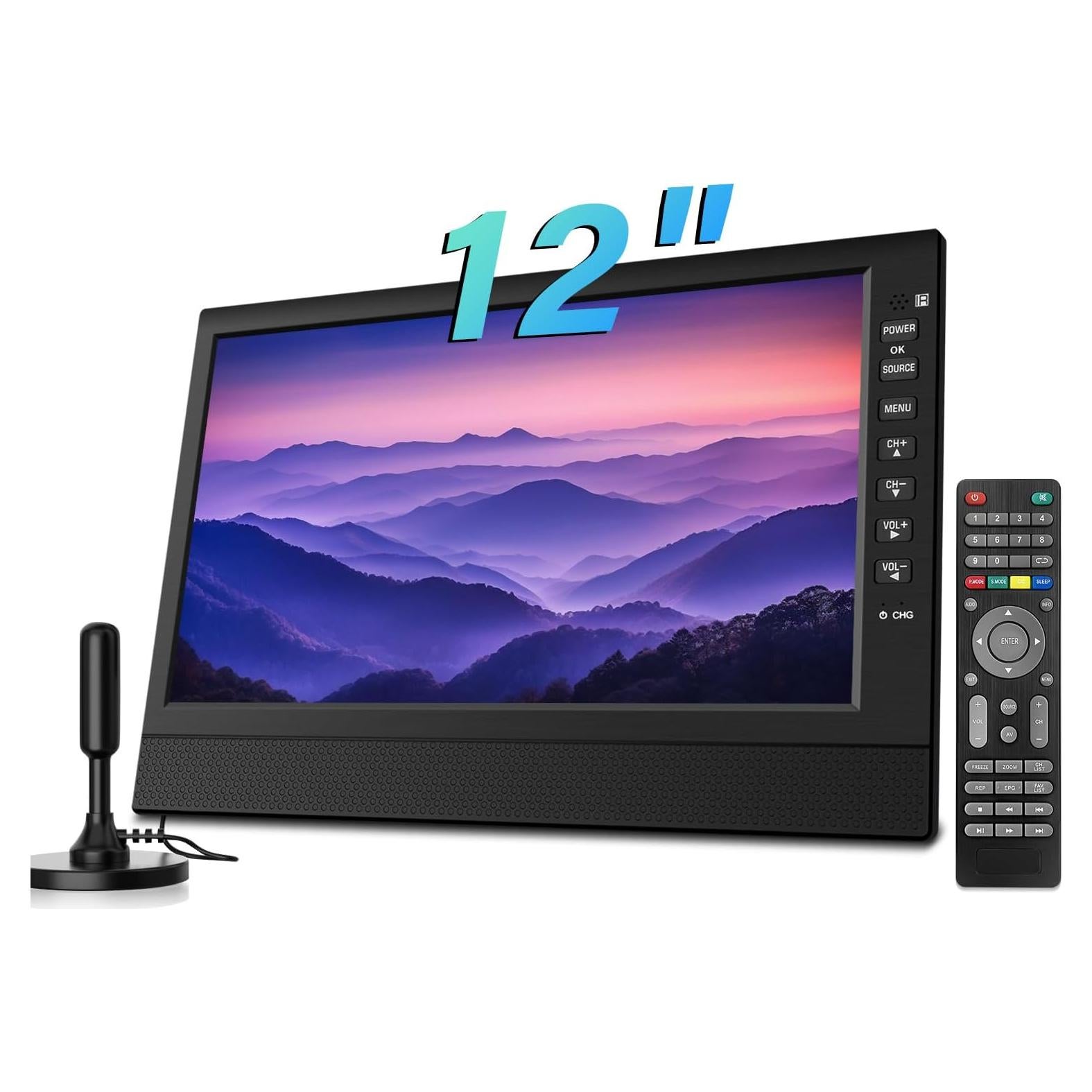 Televisor Portátil Feihe 12" HD con HDMI y USB - Compacto